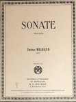Milhaud, Darius: - Sonate pour piano (1916)