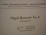 Handel; G.F. - Orgelkonzerte No. 4 F dur (Opus 4 IV) - Helmuth Walcha