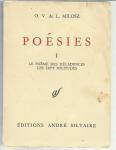 de Lubicz Milosz, Oscar Vladislas - Poésies I - Le poème des décadences - Les sept solitudes