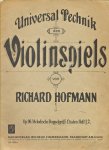 Hofmann, Richard - Universal Technik des Violinspiels. Op.96, Melodische Doppelgriff-Etuden Heft 1