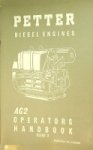 Petter - Petter Diesel Engines AC2 Operators Handbook
