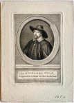Houbraken, Jacob naar Pothoven, naar Rembrandt. - Original print, ca 1760 I Portret van Nicolaes Tulp, dokter en burgemeester der stad Amsterdam, door Houbraken naar Pothoven, Rembrandt 1760.