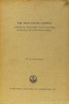 GRÜNBERG, M. - The West-Saxon gospels. A study of the gospel of St. Matthew with text of the four gospels + appendix.