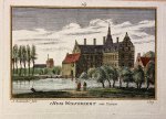 Rademaker, Abraham (1676/7-1735) - [Antique handcolored print] 't Huis Wolfswaert van Vooren, 1719.