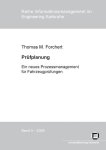 Forchert, Thomas M: - Prüfplanung : ein neues Prozessmanagement für Fahrzeugprüfungen