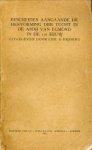 DESSING, CHR. S. (UITGEGEVEN DOOR) - Bescheiden aangaande de hervorming der tucht in de Abdij van Egmond in de 15e eeuw