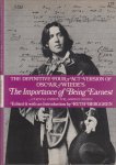 Wilde, Oscar - The Definitive Four Act Version of Oscar Wilde's The Importance of Being Earnest.