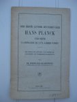 Krackowizer, Ferdinand - Der erste linzer Buchdrucker HANS Planck und seine Nachfolger im XVII. Jahrhundert.