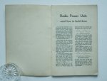  - The Design and construction of Radio Power Units - including suitable circuits for the elemination of interference with radio reception