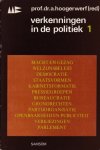 Hoogerwerf, Prof. dr. A. (red.) - Verkenningen in de politiek