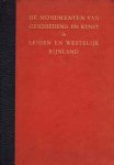 Dr. E.H. ter Kuile - De monumenten van geschiedenis en kunst in Leiden en Westelijk Rijnland