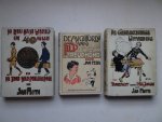 Feith, Jan - De reis om de wereld in veertig dagen of de zoon van Phileas Fogg/ De geheimzinnige uitvinding/ De avonturen van Flip en z'n speurhond. 3 delen.