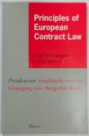 Hesselink, M.W. / G.J.P. de Vries. - Principles of european contract law. Preadviezen uitgebracht voor de vereniging voor burgerlijk recht.