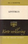 Noordtzij, Dr. A. - Het boek Levitikus [reeks: Korte Verklaring der Heilige Schrift]