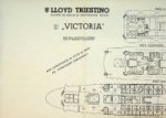 Lloyd Triestino - Deckplan Lloyd Triestino ms Victoria 1967