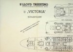 Lloyd Triestino - Deckplan Lloyd Triestino ms Victoria