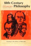 BECK, L.W., (ED.) - Eighteenth-century philosophy. Edited and with an introduction.