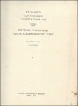 Machiels-  MACHIELS, J ROME [ED.]. - Catalogus van de boeken gedrukt voor 1600 aanwezig op de Centrale Bibliotheek van de Rijksuniversiteit Gent  2 volumes