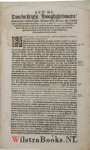Perkins, Mr. William - Opera Theologica dat is De Theologische Wercken M. Wilhelmi Perkinsi. Vervatende Verscheiden leersame ende troosteleyke Tractaeten ende uytleggingen. Vertaelt door Vincentius Meusevoet.