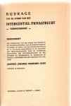 J.J.W. Klein - Bijdrage tot de studie van het intergentiel privaatrecht - vermogensrecht. Diss.