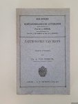 Berkum, Dr. A. van (opnieuw uitgegeven door) - Parthonopeus van Bloys
