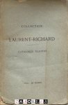 Paul Durand Ruel - Collection Laurent-Richard. Catalogue des Tableaux