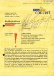Steinberg, Pinchas: - [Programm mit eigenh. Unterschrift] Het Zondagochtend Concert. Zondag 14 juni 1998