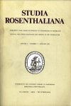  - Studia Rosenthaliana, Volume I- number  I and II  (1967), Tijdschrift voor Joodse wetenschap en geschiedenis in Nederland. Journal for Jewish Literature and History in the Netherlands