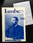 redactie Margreet Janssen    diversen - Literair tijdschrift Lambe  sept. 87 no 25