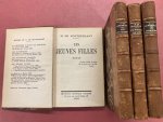 MONTHERLANT, HENRY DE. - Les Jeunes filles. [4 Vol.:]  * Les Jeunes filles [12. tirage; 1937]. ** Pitié pour les femmes [3e tirage; 1936]. *** Le Démon du bien [1937]. **** Les Lépreuses [2e tirage; 1939].
