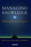 Gilbert J. B. Probst, Steffen Raub - Managing Knowledge