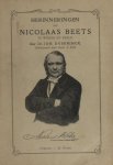 Dyserinck, Joh. - Herineringen aan Nicolaas Beets in woord en beeld.
