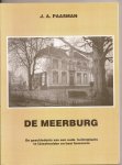 Paasman, J.A. - De Meerburg. De geschiedenis van een oude buitenplaats te IJsselmuiden