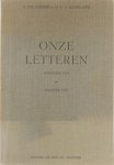 Roemans Rob. Nauwelaerts M.A. - Onze letteren, Middeleeuwen en Moderne Tijd