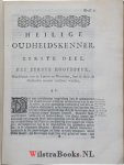 Mel , Coenraad - Heilige oudheidskenner, waar door seel vele moejelyke en duistere Schriftuurplaatsen, uit der Hebreeuwen, Romeinen en Grieken kerkelyken, staatkundigen, oorlogs en huishoudings staat, verklaart worden / beschreve door Coenraad Mel ; voorsien m...