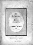 Heller, Stephen: - [Op. 45] 25 études pour piano pour servir d`introduction à l`art de phraser et préparatoires aux Études et aux Oeuvres de l`Ecole moderne. Op: 45