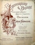 Halvorsen, Johan: - Einzugsmarsch der Bojaren für Orchester. Klavierauszug von Edvard Grieg