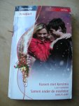 Gordon, Lucy  en Shirley Jump vert. Marianne Hoogenboom - Kussen met Kerstmis en Samen onder de mistletoe