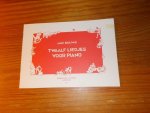 BOUWS, JAN, - Twaalf liedjes voor piano.