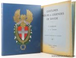Canziani, Estella / Adapte de l'Anglais par A. van Gennep. - Costumes Moeurs et Legendes de Savoie.