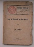 BAKKER, S.K., - Over de zekerheid van Gods bestaan. Serie redelijke Godsdienst serie 1 no.1.