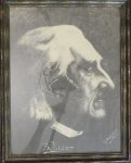 Liszt, Franz: - [Photographie nach einer Radierung, Porträt nach rechts] Fr. Liszt