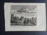 L. Schenk, A. Rademaker - Gesigt van de Kenmmerpoort - Vue de la porte nommee de Kennemerpoort L. Schenk, A. Rademaker - Gesigt van de Kenmmerpoort - Vue de la porte nommee de Kennemerpoort