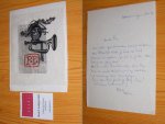 Ap - P.F. [Houtsnede, ex libris?]