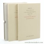 Leuchsenring, Franz Michael. - Briefe von und an F.M. Leuchsenring, 1746?1827 [ 2 volumes in slipcase ] Briefe & Kommentar. Hrsg. und kommentiert von Urs Viktor Kamber.