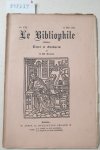 Berjeau, Philibert Charles (Texte et Gravures): - Le Bibliophile : No. VIII : 15 Mars 1862 :