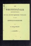 RÖSSLER, Adolf - Die Schuppenflügler (Lepidopteren) des Kgl. Regierungsbezirks Wiesbaden und Ihre Entwicklungsgeschichte.