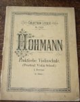 ZANGER, GUSTAF, - Praktische Violinschule (Practical violin-school) Chr. H. Homann. I. Kursus. Litolff 2162 a.