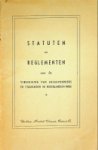 Auteur onbekend - Statuten en regelementen van de vereeniging van gezagvoerders en stuurlieden in Nederlandsch-Indie