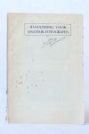 Ewijk, Ir. L. J. G. van - Handleiding voor amateur-fotografen (3 foto's)